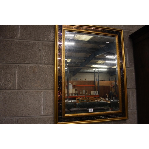 358 - GILT FRAMED MIRROR