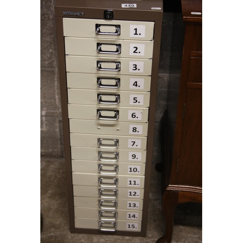 449 - BISLEY FILING CABINET