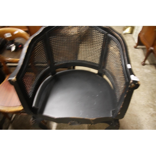 455 - EBONIZED BERGER CHAIR