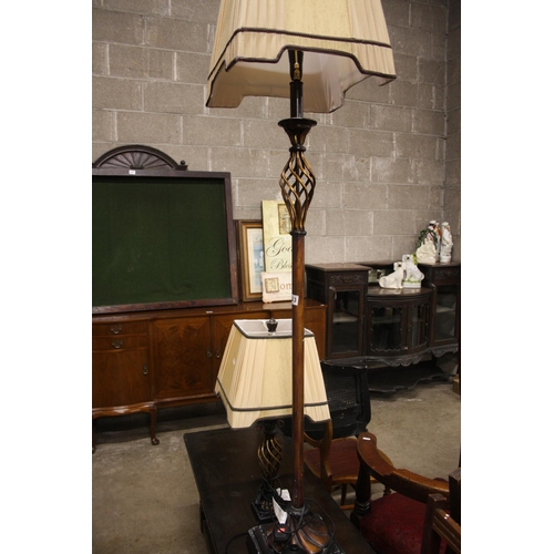 463 - STANDARD LAMP & TABLE LAMP