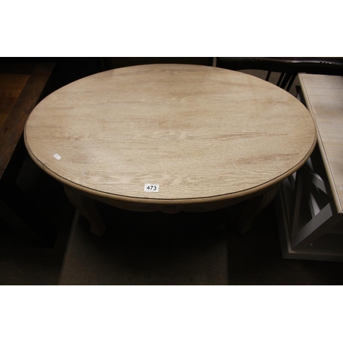 473 - OVAL COFFEE TABLE