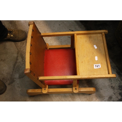 591 - CHILDS CHAIR