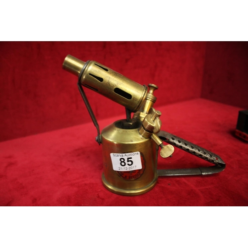 85 - BRASS BLOW TORCH