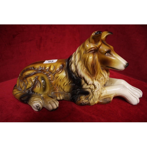 95 - CERAMIC SHEEP DOG