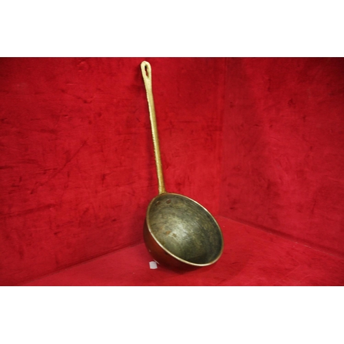 159 - COPPER & BRASS LADLE