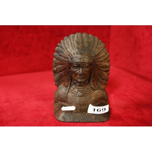 169 - CAST INDIAN HEAD