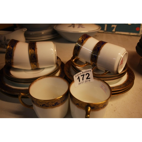 172 - PART TEA SERVICE