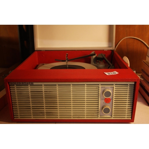 210 - RECORD PLAYER