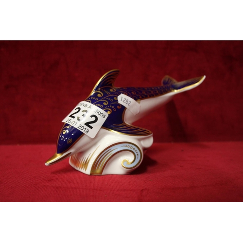 232 - ROYAL CROWN DERBY DOLPHIN