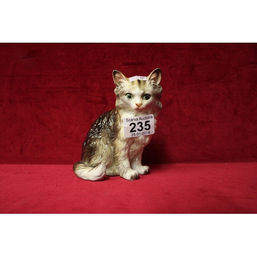 235 - CERAMIC KITTEN FIGURE