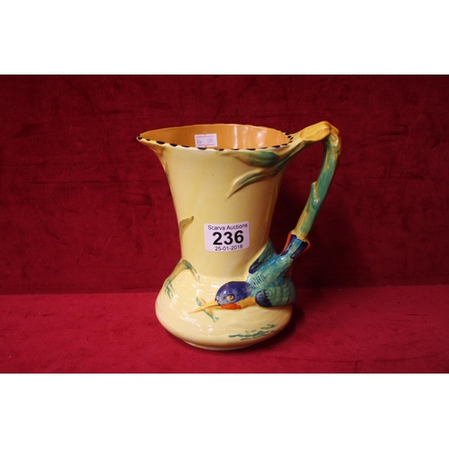 236 - BURLEIGH KINGFISHER JUG