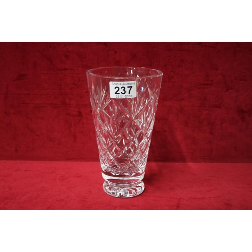 237 - WATERFORD CRYSTAL VASE