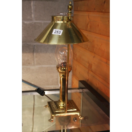 253 - BRASS TABLE LAMP