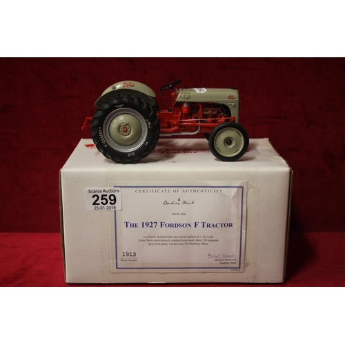 259 - BOXED 1927 FORDSON TRACTOR