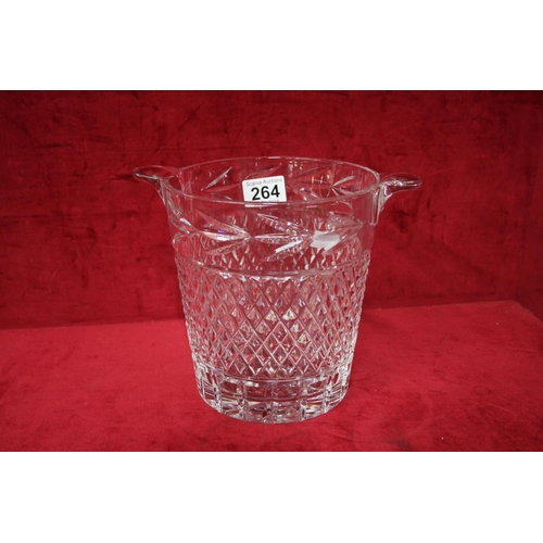 264 - GALWAY CRYSTAL ICE BUCKET