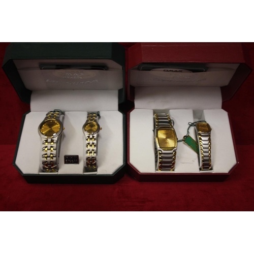 282 - BOXED WATCHES X 2