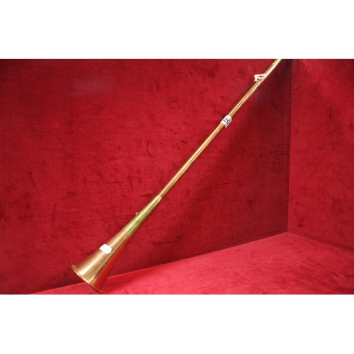 320 - COPPER & BRASS HUNTING HORN