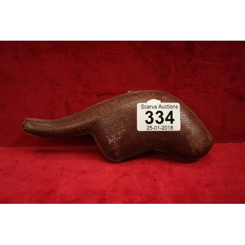 334 - 19TH CENTURY MEERCHAUM PIPE IN CASE