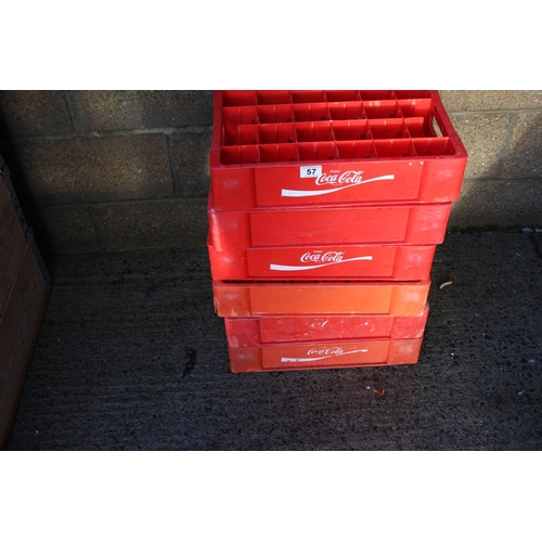 57 - LOT OF COCA COLA TRAYS