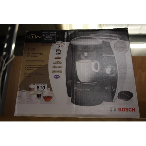 610 - BOSCH COFFEE MAKER