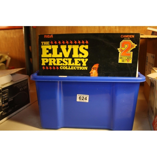 624 - BOX OF LPS