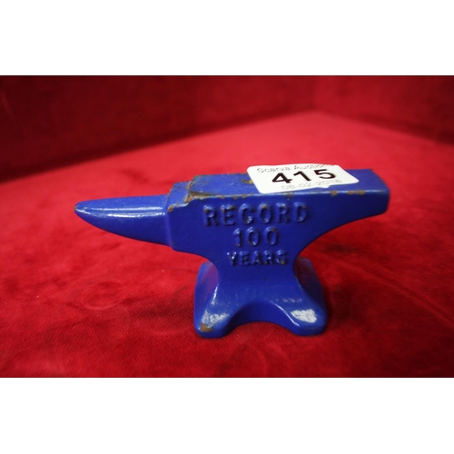 415 - RECORD MINIATURE ANVIL