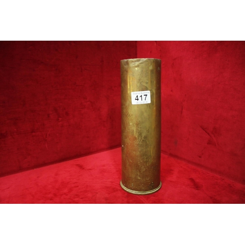 417 - WWI ARTILLERY SHELL