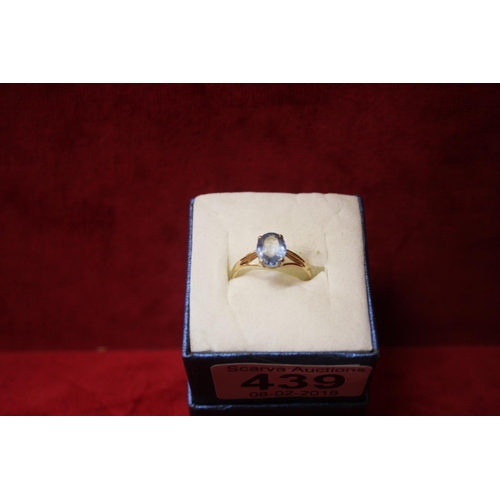 439 - 19CT GOLD RING