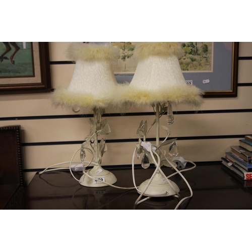 479 - PAIR OF TABLE LAMPS