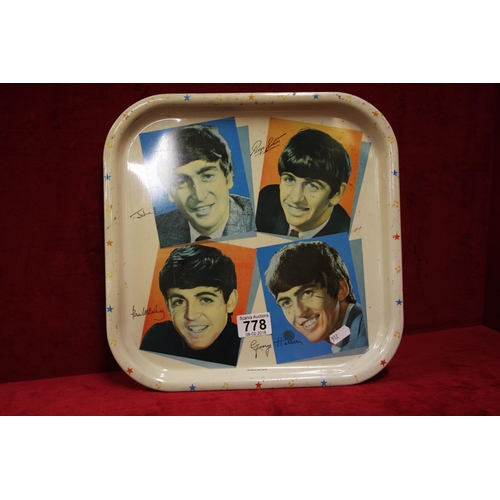 778 - BEATLES TRAY