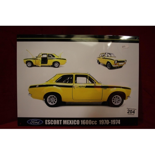 204 - FORD ESCORT MEXICO SIGN