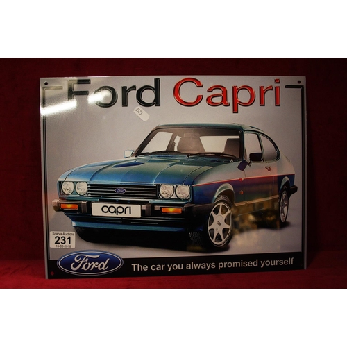 231 - FORD CAPRI SIGN