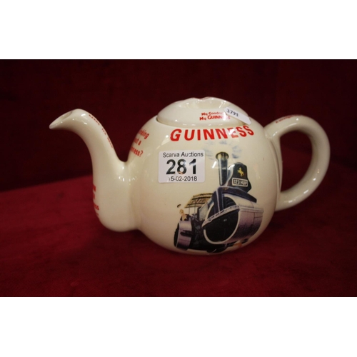 281 - GUINNESS TEA POT