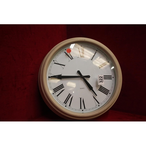 322 - WALL CLOCK