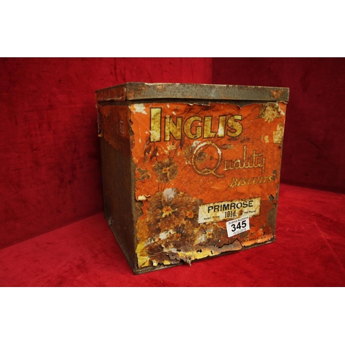 345 - OLD INGLIS TIN