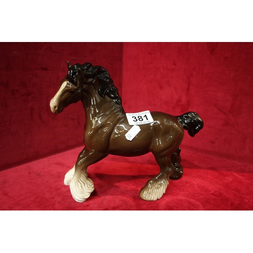 381 - ROYAL DOULTON SHIRE HORSE