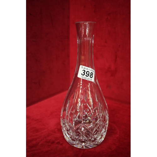 398 - CRYSTAL CARAFE