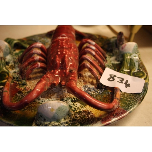 834 - LOBSTER PLATE