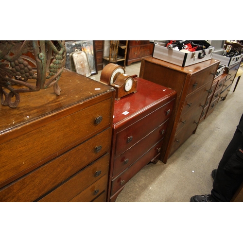 644 - 3 CHESTS OF DRAWERS