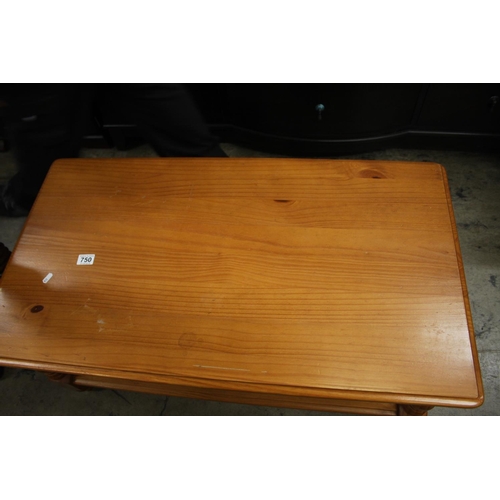 750 - PINE COFFEE TABLE