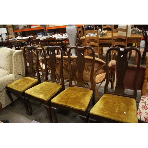 753 - DINING CHAIRS X 4