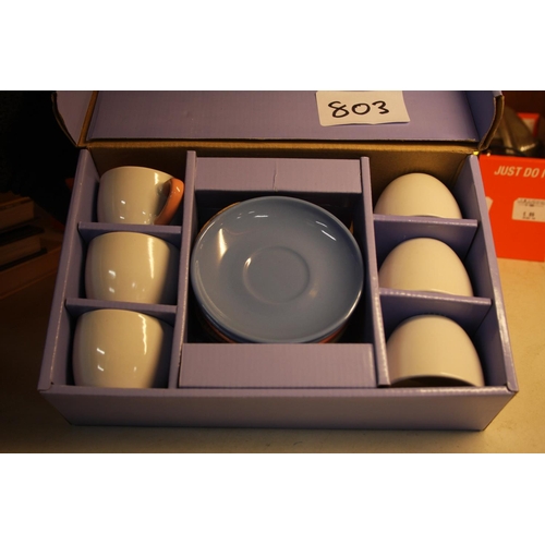 803 - BOXED MINIATURE TEA SET