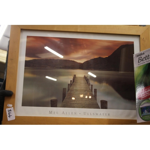 844 - FRAMED PRINT