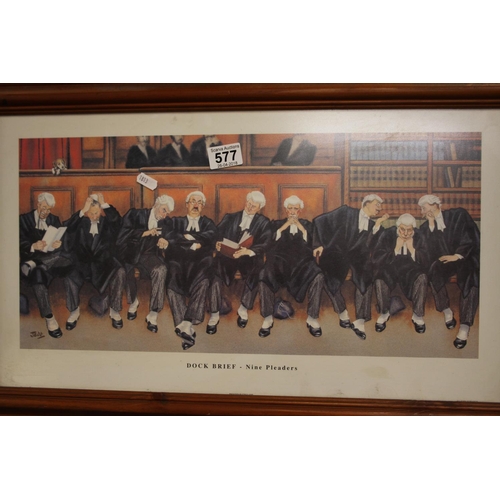 577 - COURT ROOM PRINT