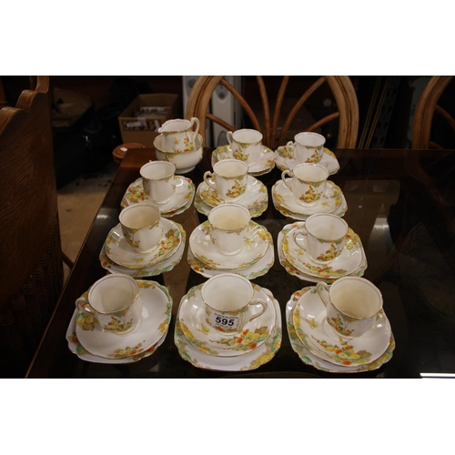 595 - LOT OF ROYAL STANDARD TEAWARE