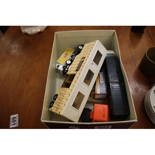 603 - BOX OF MODEL VEHICLES