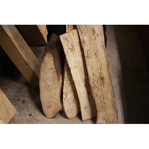 647 - 4 PIECES OF BEECH