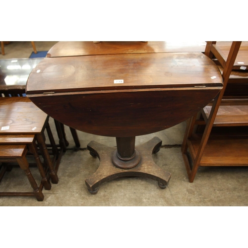 739 - DROP LEAF TABLE