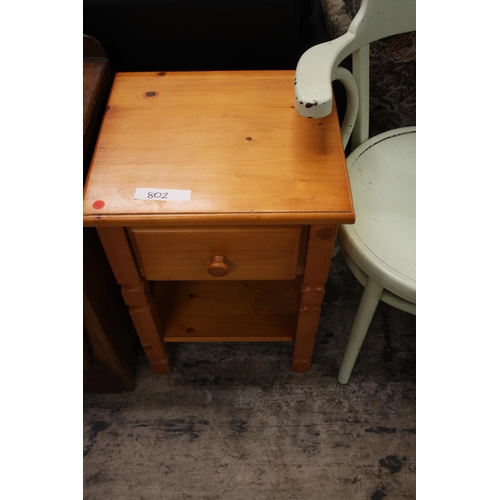 802 - PINE BEDSIDE LOCKER