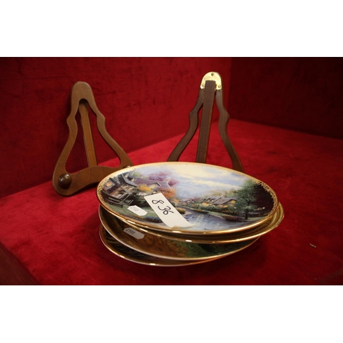 836 - COLLECTABLE PLATES & STANDS